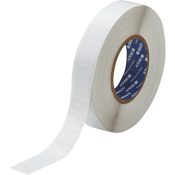 Laser Markable Matte White Polyimide Labels 0.25 in H x 1 in W White 10000/RL